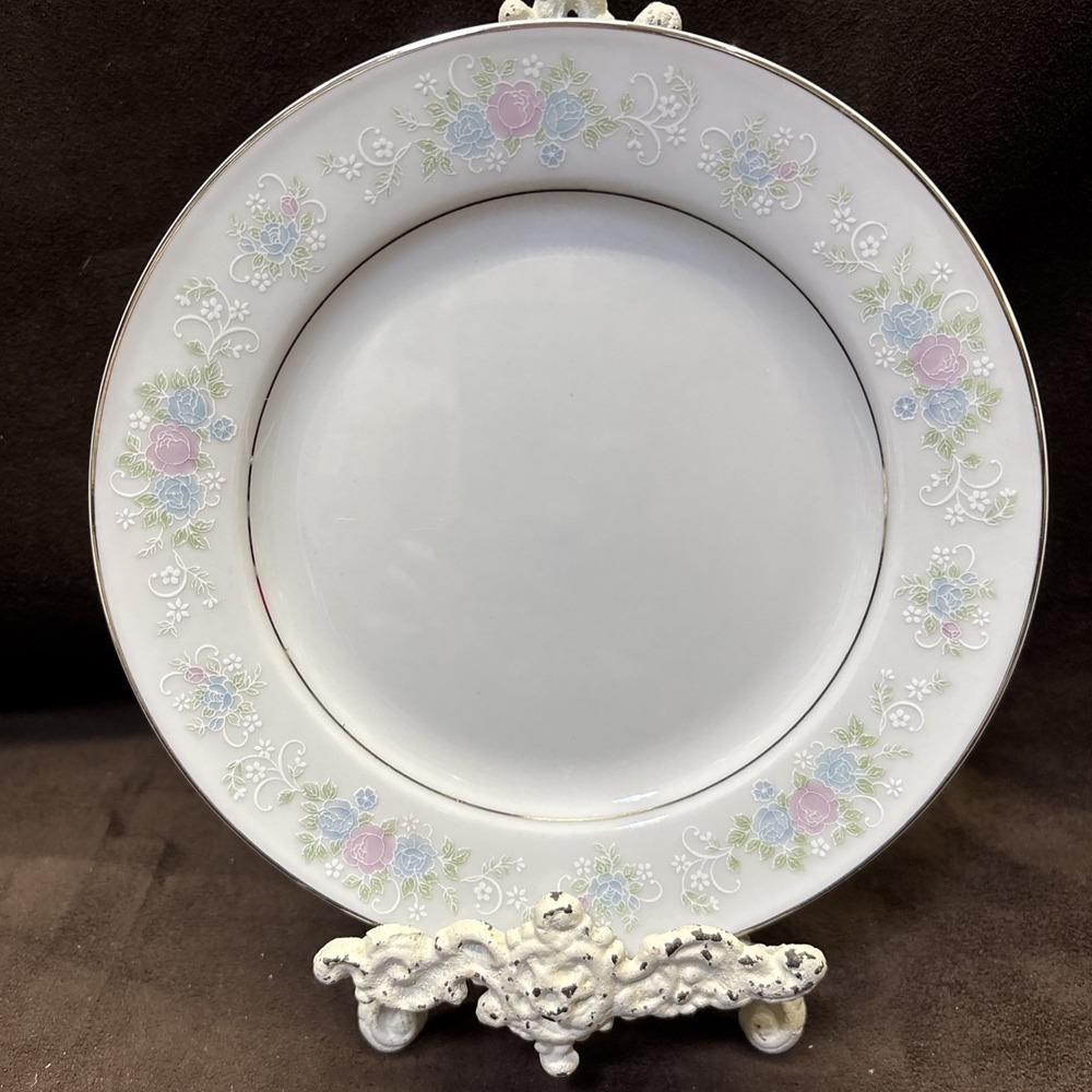 CHINA GARDEN PRESTIGE 7" Bread/Dessert PLATES Jian Shiang Vintage 1990's Japan